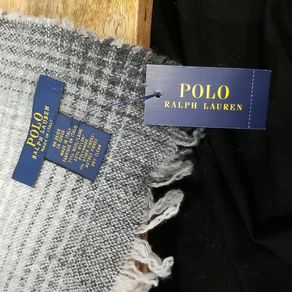 Polo Ralph Lauren Wool Blend Scarf NWT - Picture 2 of 4